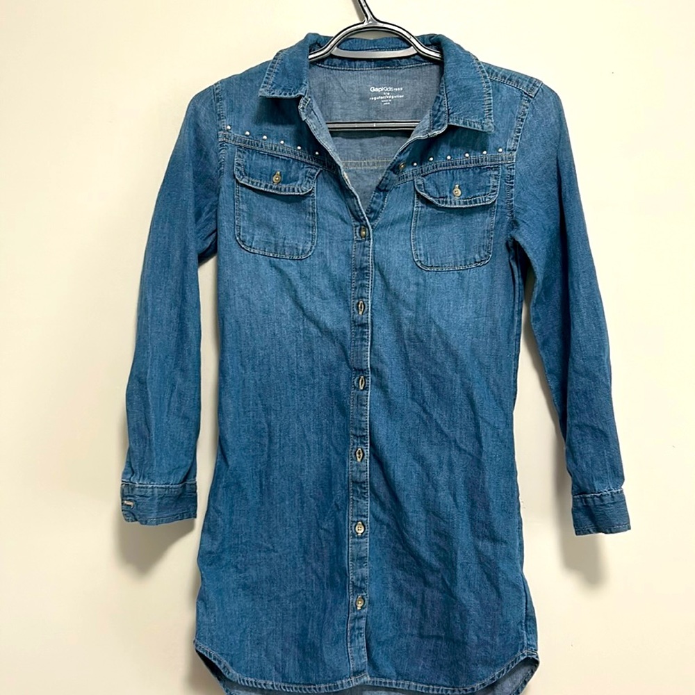 Gap kids denim dress brand new without tag